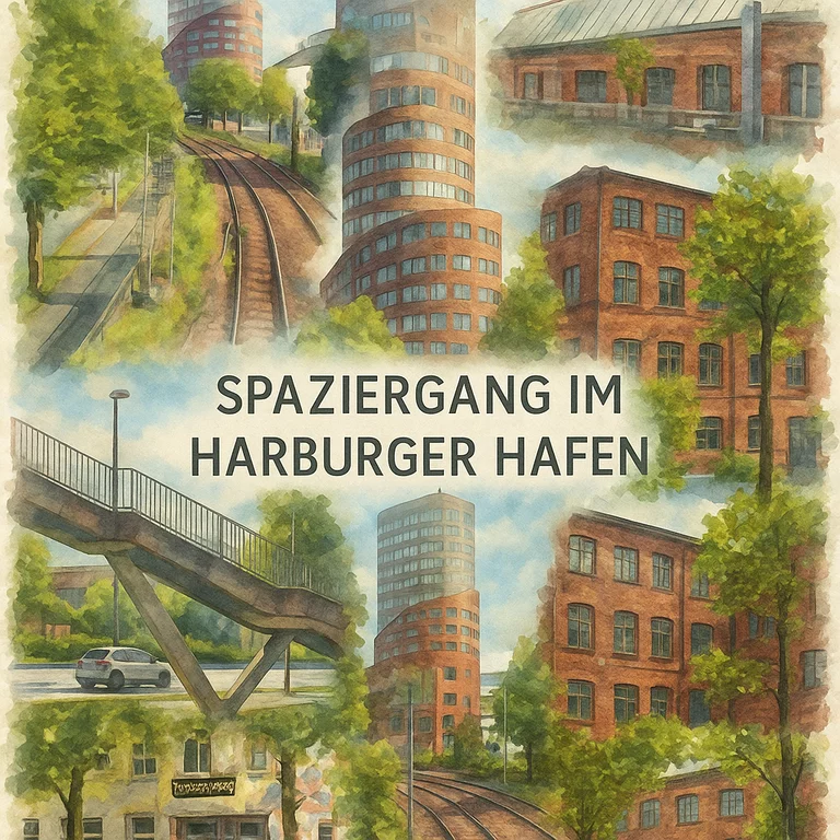 Der Binnenhafen ist die Keimzelle der Stadt Harburg. Um die Schlossinsel herum entstanden die Hafenbecken. Schon 1847 bekam er einen Eisenbahnanschluss und wurde Industriegebiet.