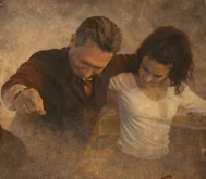 Autor mit seiner Tochter Rebetiko