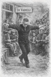 Autor aus Szene aus Roman Sous les Cheminées du Nord
— Mémoires de Hambourg