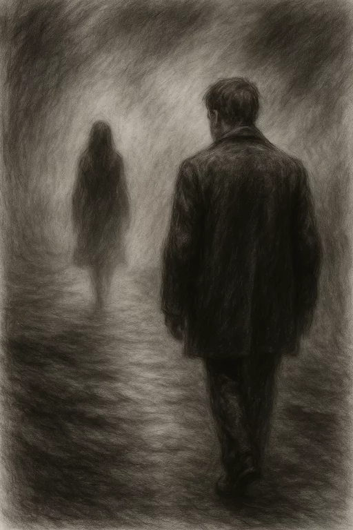 Cover aus dem Buch Frau wird verfolgt im Nebel