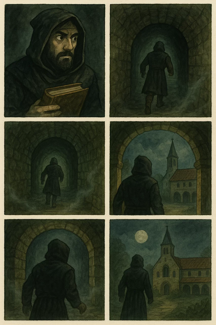 Comic Basierend auf dem Roman "Das Geheimnis des Antiquars" von Christos Coulouris