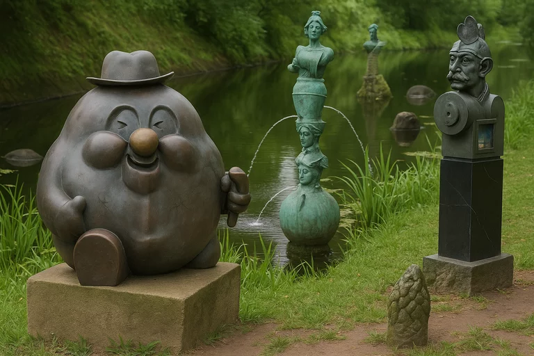 Foto Collage In Rotenburg (Wümme) und Umgebung gibt es ein gut ausgebautes Netz von Wanderwegen, darunter die beliebten NORDPFADE. Diese Rundwanderwege führen durch die norddeutsche Landschaft und sind zwischen 5 und 32 km lang. Besonders bekannt ist der NORDPFAD Dör't Moor, der als "Deutschlands schönster Wanderweg" in der Kategorie Tagestouren ausgezeichnet wurde.