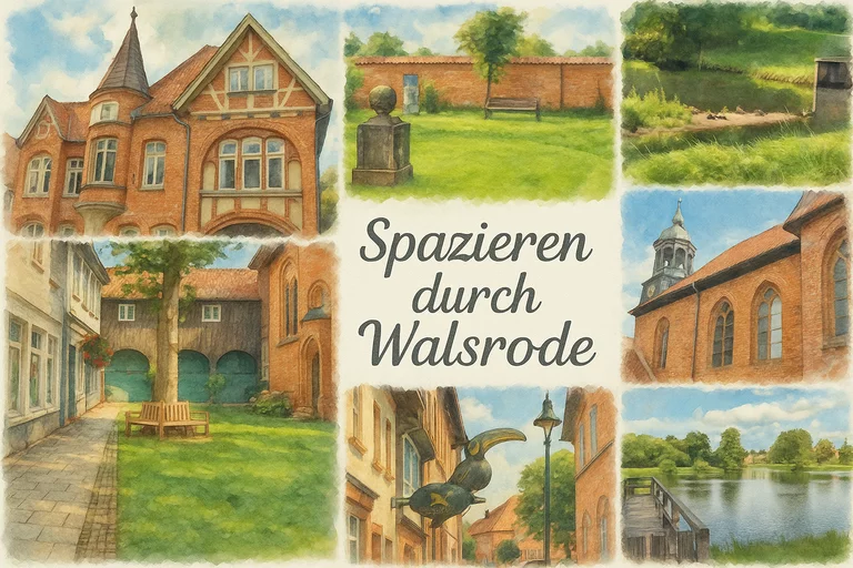 Wunderschöne Collage, mit Einblicken meines Sparziergangs durch Walsrode!
