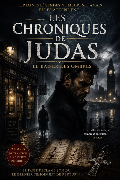 Les Chroniques de Judas
Depuis près de deux mille ans, un nom incarne la trahison : Judas Iscariote.
Mais que se passerait-il si l’histoire que nous connaissons n’était pas toute l’histoire ?
Entre documents oubliés, secrets anciens, énigmes et traces laissées par le passé, Les Chroniques de Judas explorent la frontière fragile entre histoire, croyance et mystère.
Un voyage dans les ombres du passé où chaque réponse semble ouvrir une nouvelle question.
Car parfois, le plus grand mystère n’est pas ce qui a été oublié…
mais ce que quelqu’un voulait que nous oubliions.
→ Découvrir le livre