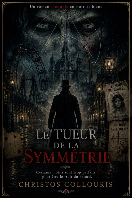 Le tueur de symétrie
Vienne. Une ville d’élégance, d’ombres et de secrets.
Lorsqu’une série de crimes semble obéir à une logique inquiétante, chaque détail prend soudain une importance particulière. Derrière l’ordre apparent se cache quelque chose de beaucoup plus sombre.
Le tueur de symétrie entraîne le lecteur dans un univers en noir et blanc, entre enquête criminelle, atmosphère cinématographique et jeu psychologique.
Plus l’enquête avance, plus une question devient obsédante :
Et si la perfection elle-même pouvait devenir meurtrière ?
→ Découvrir le livre