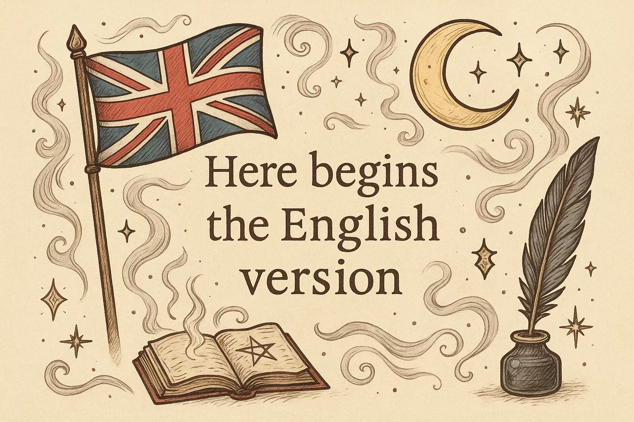 Here begins the English version