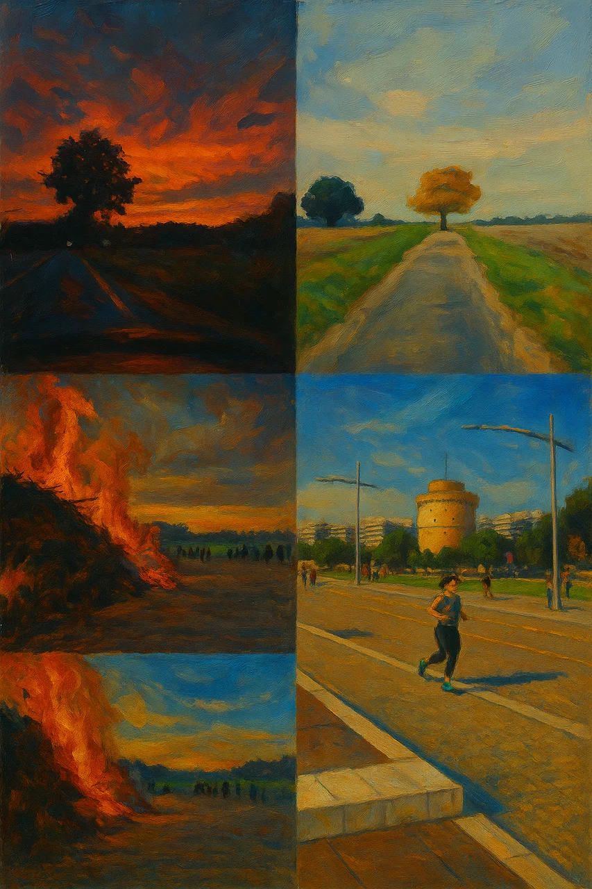 Tolle Collage von Acryl Bildern aus allen Regionen und Wanderungen, sowie Momentaufnahmen, nimmt euch Zeit!