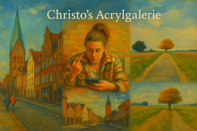 „Willkommen in meiner Welt der Farben und Stimmungen... vielleicht findest du in einem meiner Bilder ein Stück deiner eigenen Erinnerung wieder.“