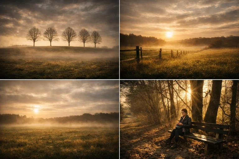 Büsen is a small, idyllic village
where time still breathes softly.