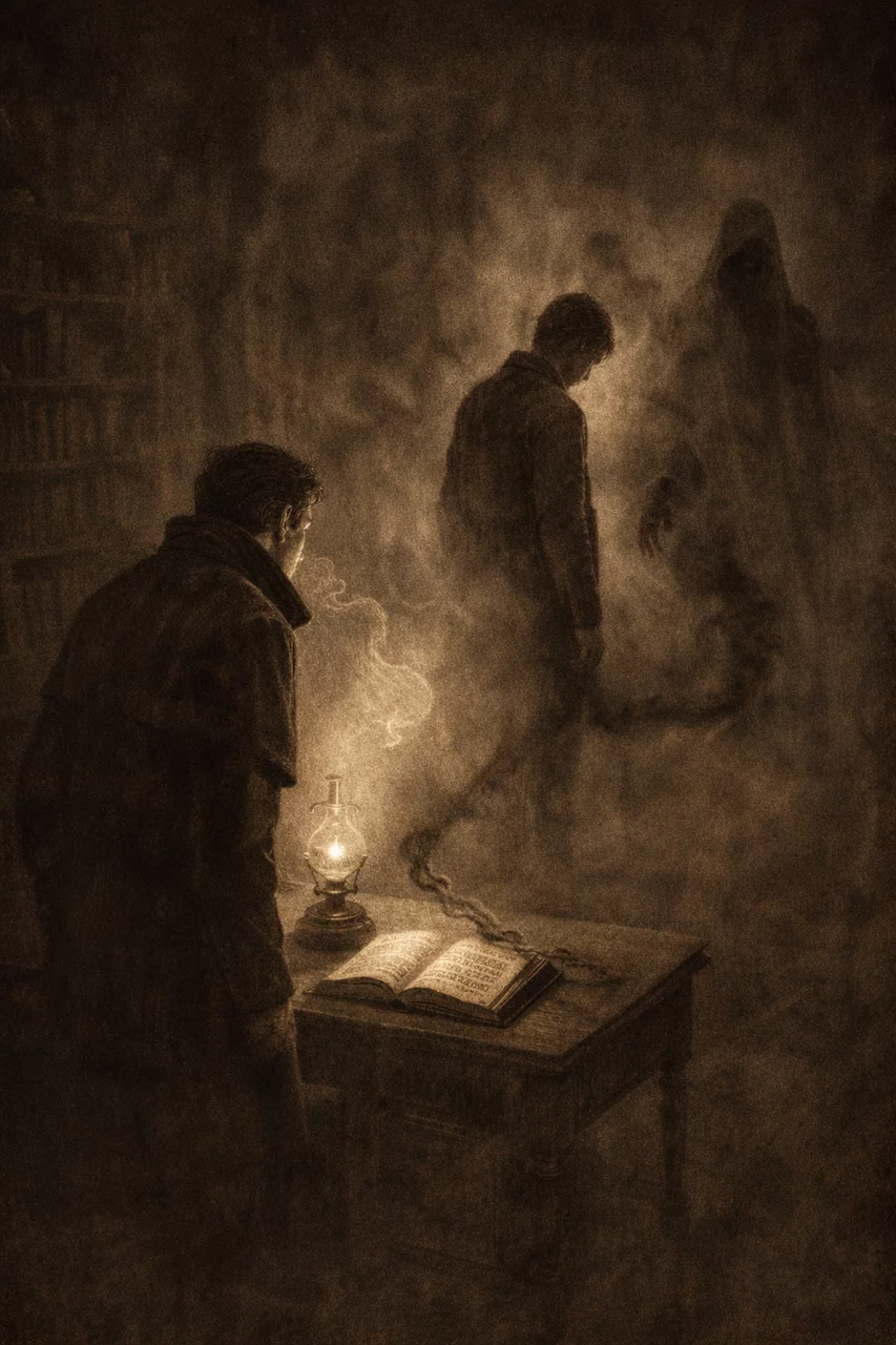 Scene from The Fog That Remebers Magic Book