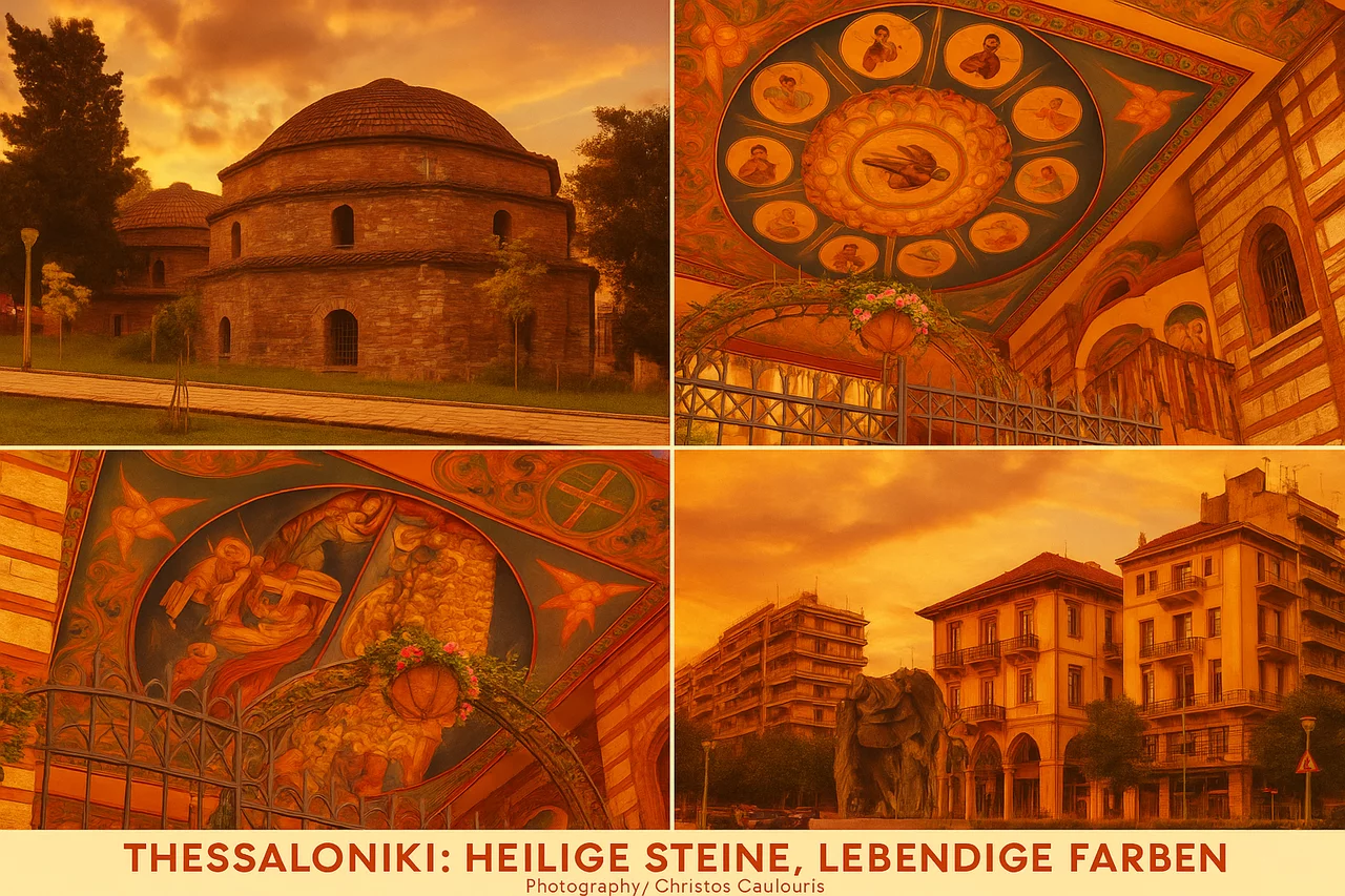Thessaloniki Heilige Steine Lebendige Farben